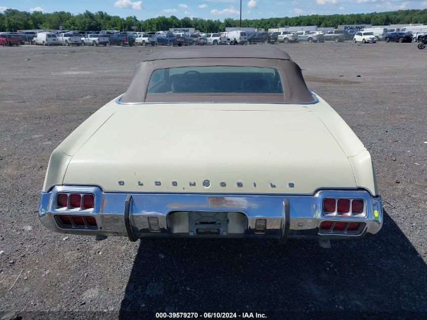 3J67K2M207223 1972 Oldsmobile Cutlass Supreme