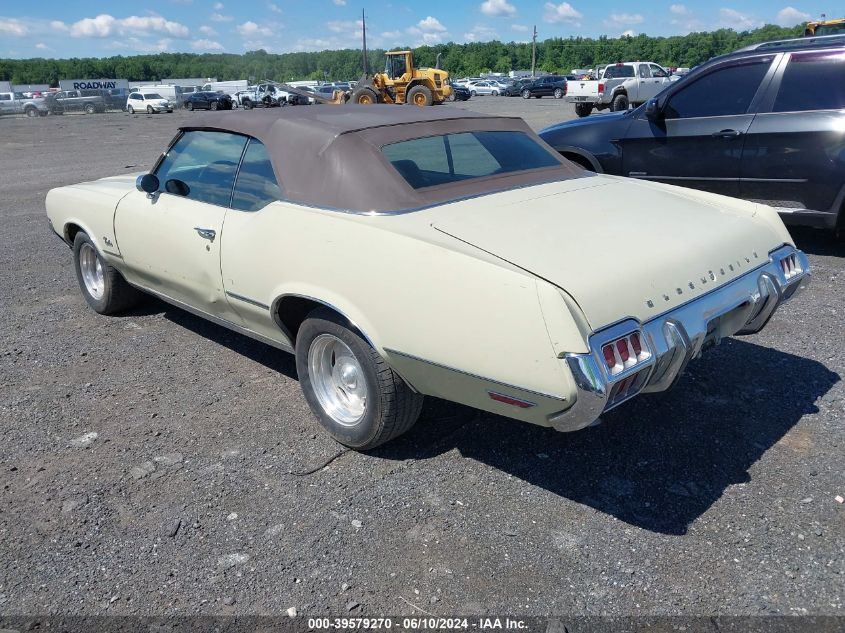 1972 Oldsmobile Cutlass Supreme VIN: 3J67K2M207223 Lot: 39579270