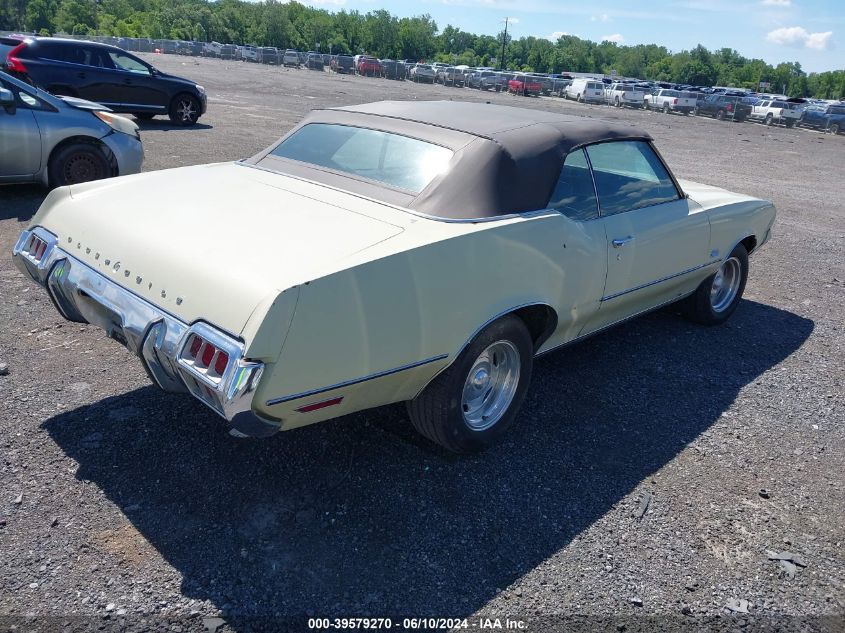 1972 Oldsmobile Cutlass Supreme VIN: 3J67K2M207223 Lot: 39579270