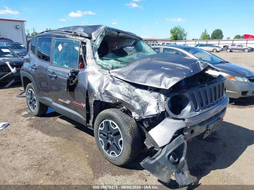 2017 Jeep Renegade Trailhawk 4X4 VIN: ZACCJBCBXHPE65507 Lot: 39579275