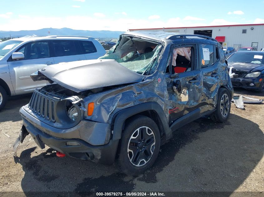 2017 Jeep Renegade Trailhawk 4X4 VIN: ZACCJBCBXHPE65507 Lot: 39579275