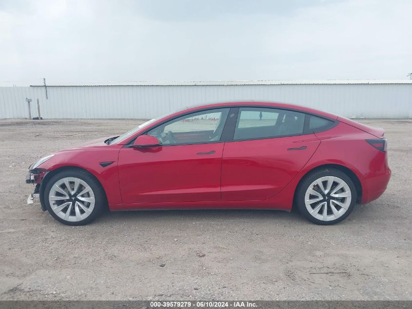 2021 Tesla Model 3 Long Range Dual Motor All-Wheel Drive VIN: 5YJ3E1EB3MF869021 Lot: 39579279