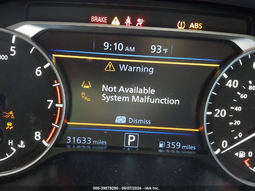 2022 Nissan Altima Sv Fwd VIN: 1N4BL4DV0NN391731 Lot: 39579280