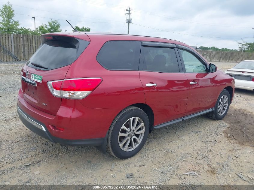 2014 Nissan Pathfinder S VIN: 5N1AR2MM9EC697415 Lot: 39579282