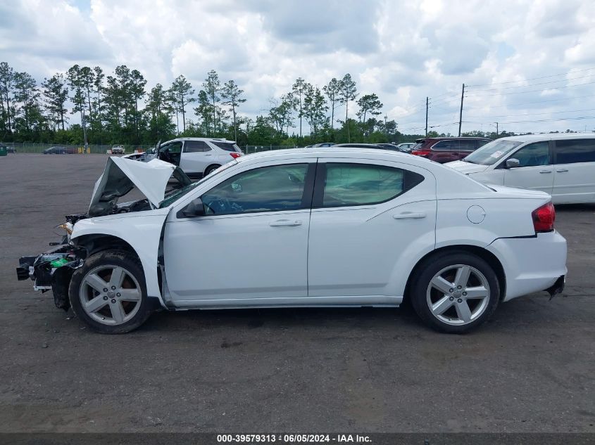 2013 Dodge Avenger Se VIN: 1C3CDZAB0DN536997 Lot: 39579313