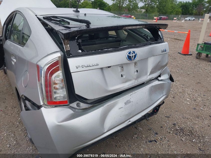 2012 Toyota Prius VIN: JTDKN3DU2C5423811 Lot: 39579319