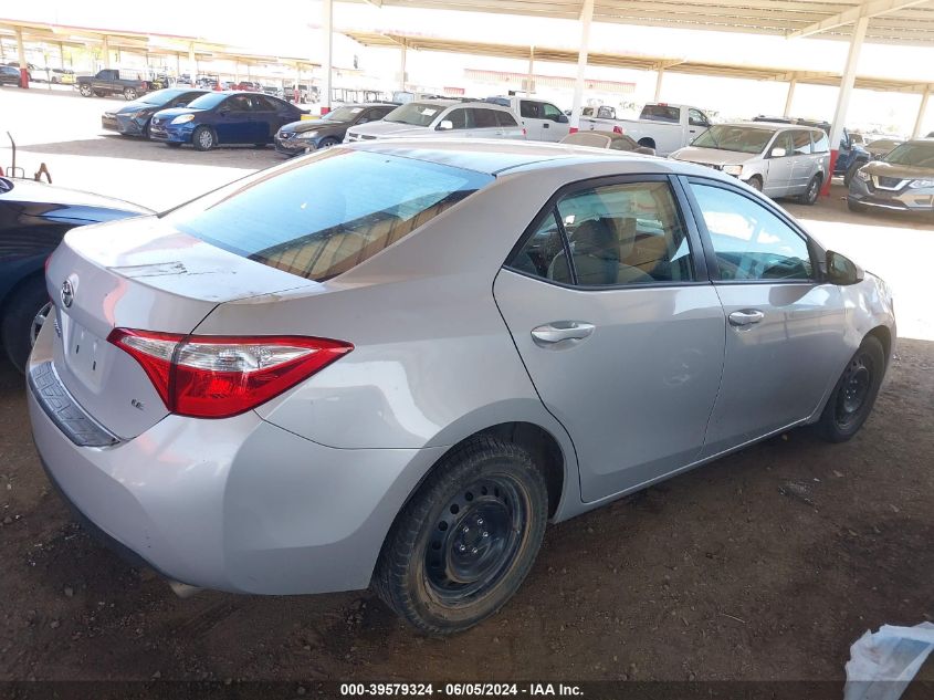 2014 Toyota Corolla Le VIN: 2T1BURHE9EC175099 Lot: 39579324