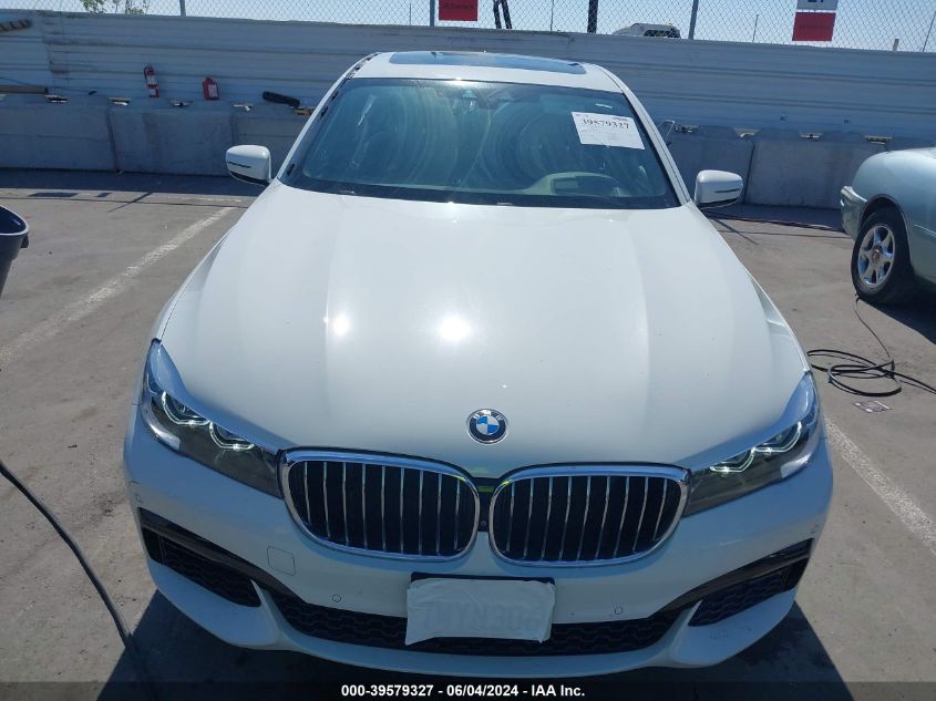 2017 BMW 740I VIN: WBA7E2C55HG740064 Lot: 39579327