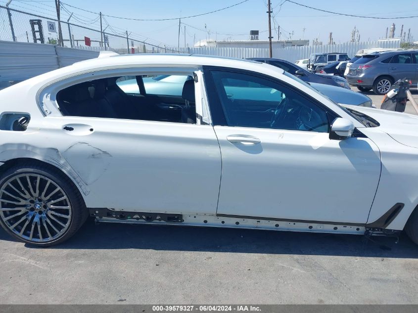 2017 BMW 740I VIN: WBA7E2C55HG740064 Lot: 39579327