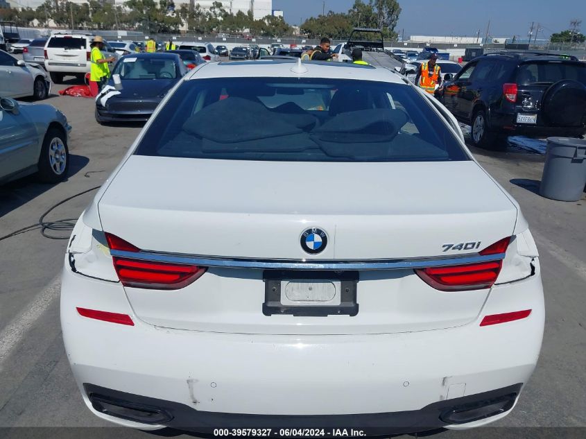 2017 BMW 740I VIN: WBA7E2C55HG740064 Lot: 39579327