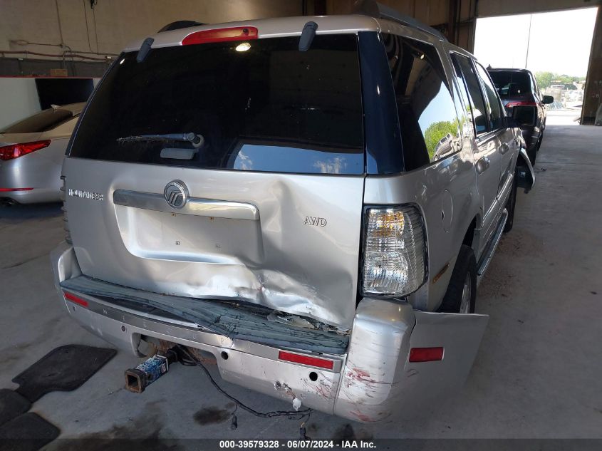 2006 Mercury Mountaineer Luxury VIN: 4M2EU47E36UJ15139 Lot: 39579328