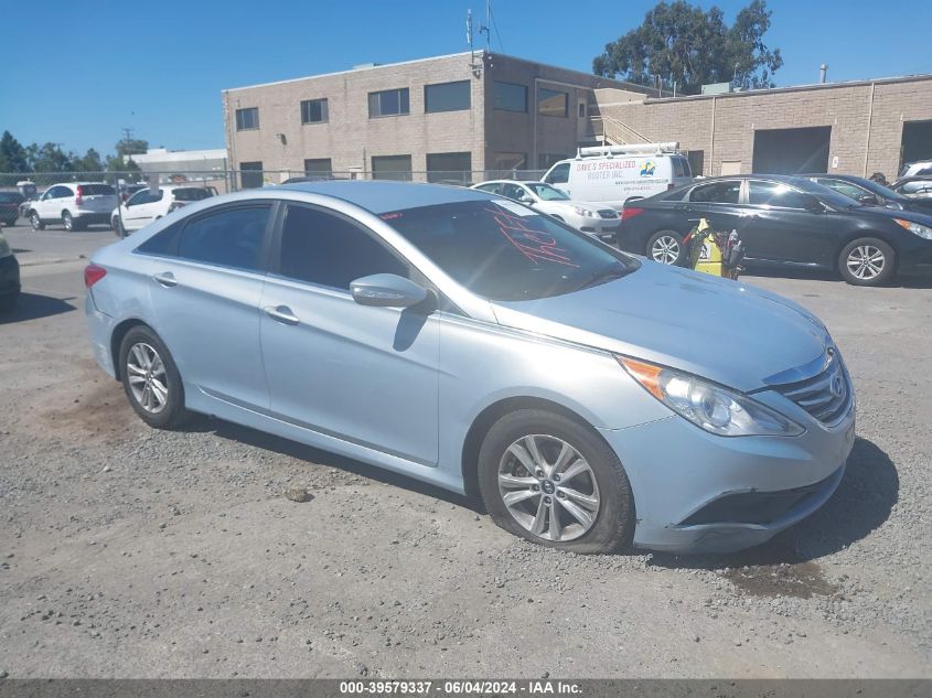 2014 Hyundai Sonata Gls VIN: 5NPEB4AC8EH824869 Lot: 39579337