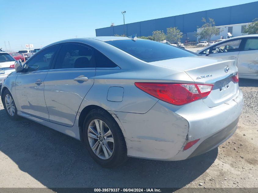 2014 Hyundai Sonata Gls VIN: 5NPEB4AC8EH824869 Lot: 39579337