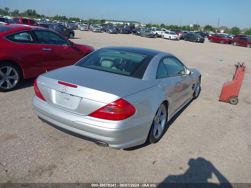 2005 Mercedes-Benz Sl 500 VIN: WDBSK75F45F093522 Lot: 39579341