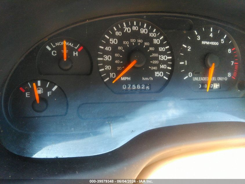 1998 Ford Mustang Gt VIN: 1FAFP45X7WF248292 Lot: 39579348