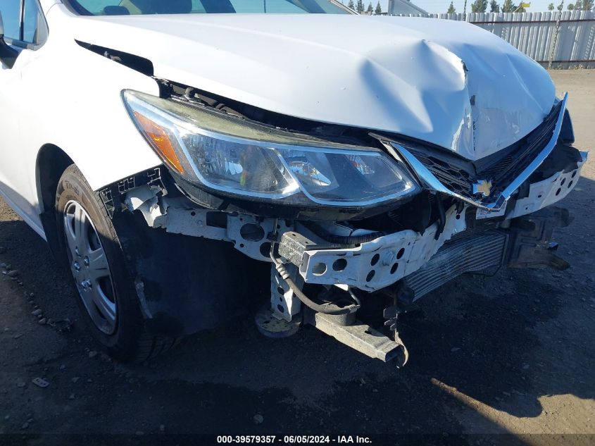 2018 Chevrolet Cruze Ls Auto VIN: 1G1BC5SM0J7212945 Lot: 39579357