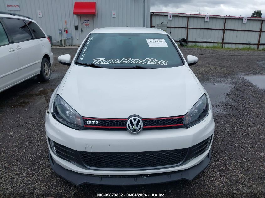 2012 Volkswagen Gti 2-Door VIN: WVWEV7AJ3CW226364 Lot: 39579362