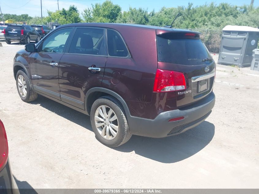 2011 Kia Sorento Ex V6 VIN: 5XYKU4A29BG003612 Lot: 39579365