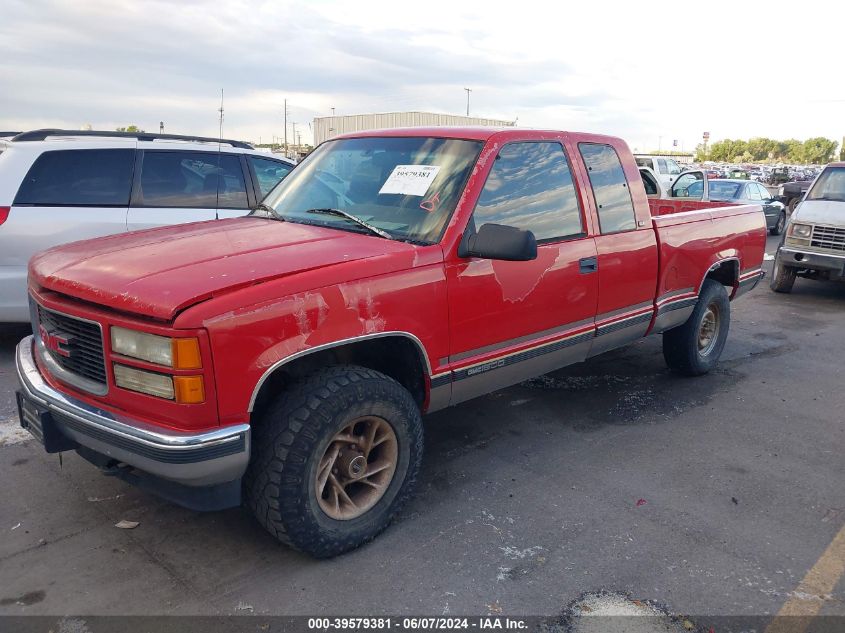 1996 GMC Sierra K1500 VIN: 2GTEK19R1T1553336 Lot: 39579381