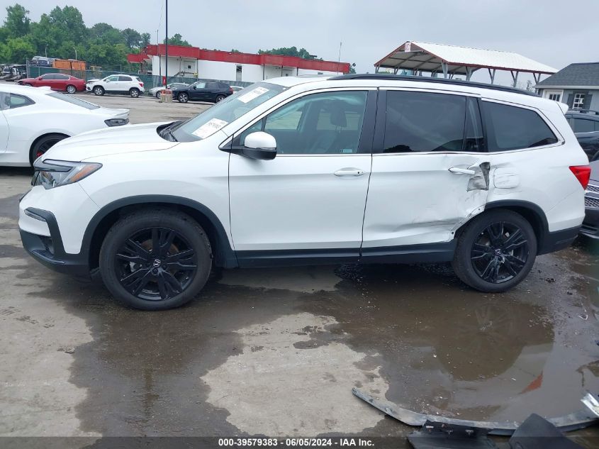 2022 Honda Pilot Awd Special Edition VIN: 5FNYF6H26NB097711 Lot: 39579383