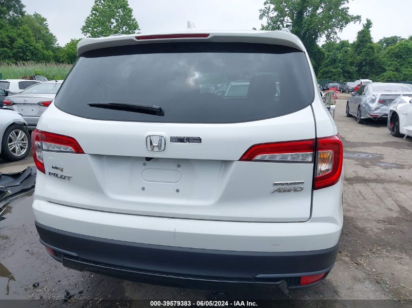 2022 Honda Pilot Awd Special Edition VIN: 5FNYF6H26NB097711 Lot: 39579383