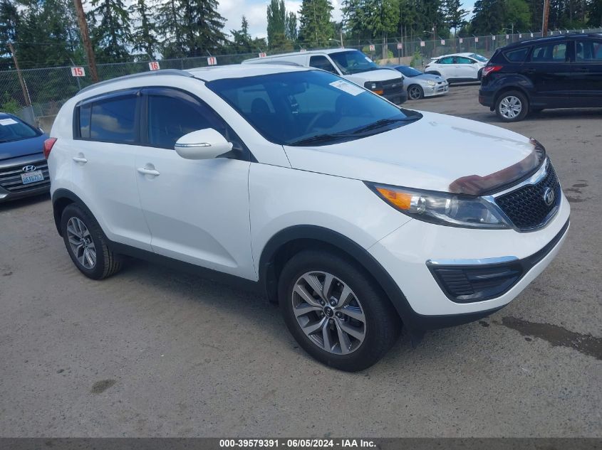 2015 Kia Sportage Lx VIN: KNDPB3AC5F7696423 Lot: 39579391