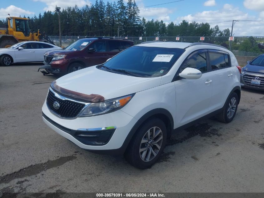 2015 Kia Sportage Lx VIN: KNDPB3AC5F7696423 Lot: 39579391