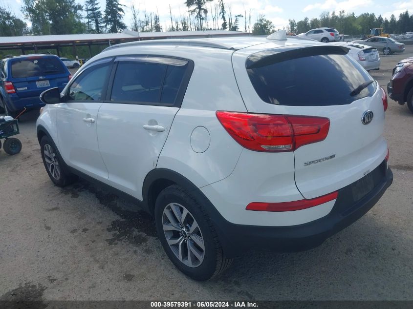 2015 Kia Sportage Lx VIN: KNDPB3AC5F7696423 Lot: 39579391