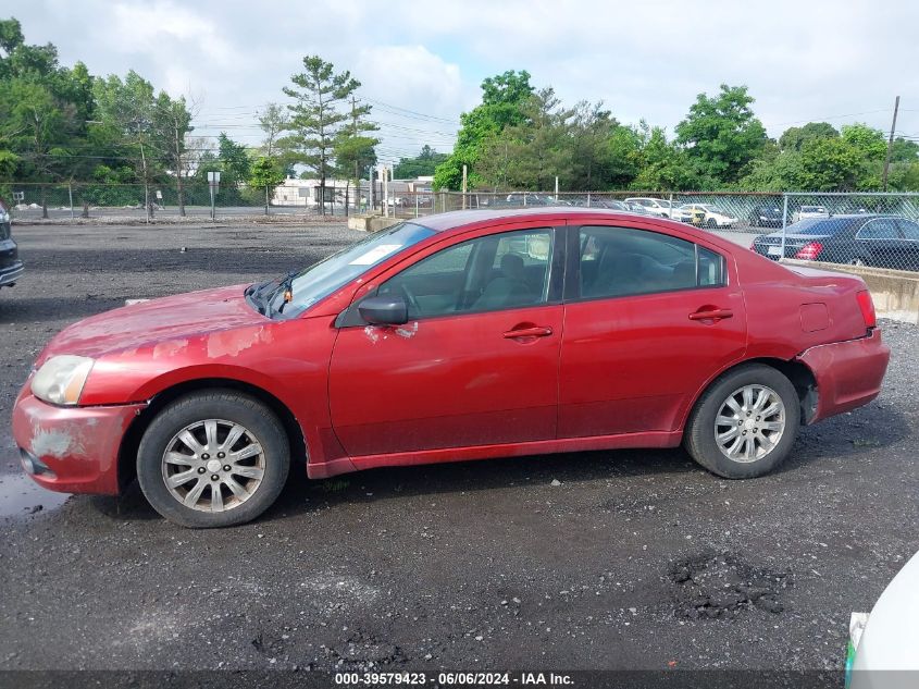 2009 Mitsubishi Galant Es/Sport Edition VIN: 4A3AB36F89E035992 Lot: 39579423