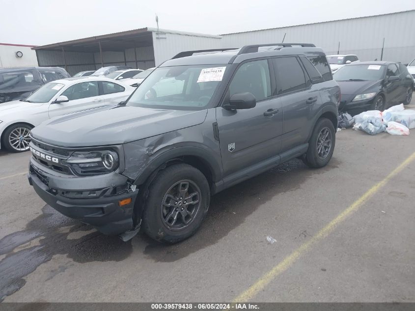 2021 Ford Bronco Sport Big Bend VIN: 3FMCR9B62MRA80590 Lot: 39579438