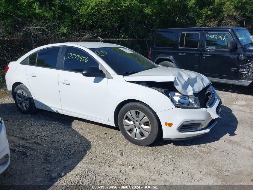 2015 Chevrolet Cruze Ls Auto VIN: 1G1PA5SH3F7140922 Lot: 39579456