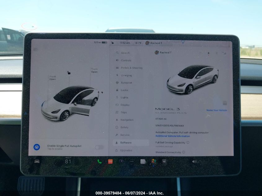 2020 TESLA MODEL 3 - 5YJ3E1EA5LF661440