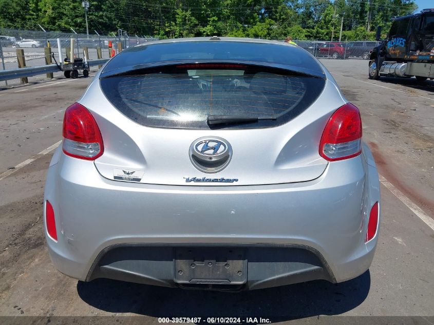 2016 Hyundai Veloster VIN: KMHTC6AD1GU277120 Lot: 39579487