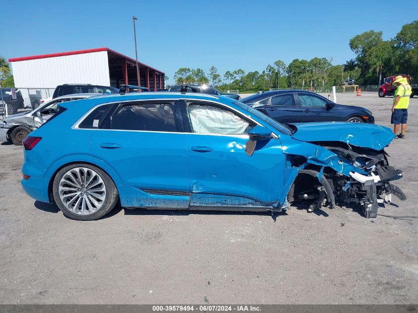 2019 Audi E-Tron Premium Plus VIN: WA1VABGE1KB008688 Lot: 39579494