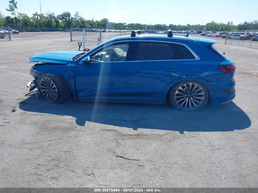 2019 Audi E-Tron Premium Plus VIN: WA1VABGE1KB008688 Lot: 39579494