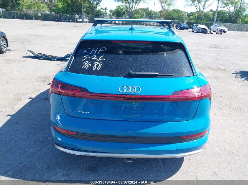 2019 Audi E-Tron Premium Plus VIN: WA1VABGE1KB008688 Lot: 39579494
