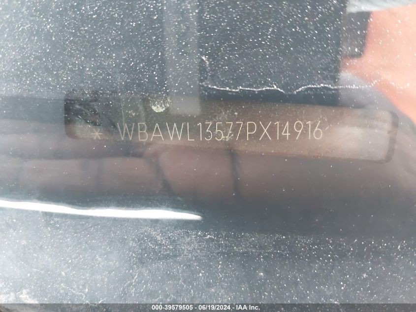 2007 BMW 328I I VIN: WBAWL13577PX14916 Lot: 39579505
