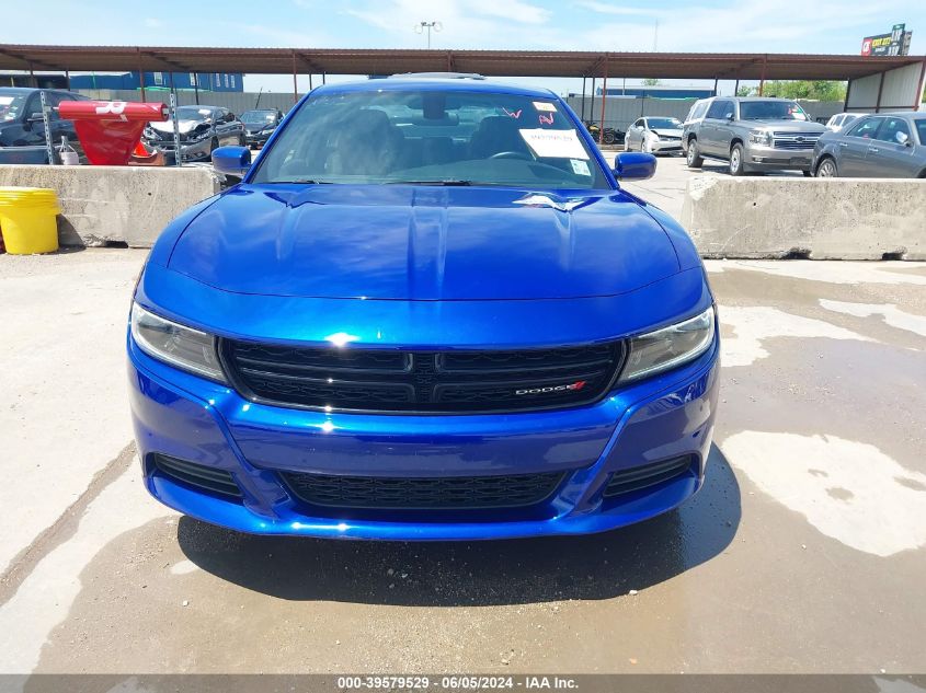 2022 Dodge Charger Sxt Rwd VIN: 2C3CDXBG7NH231411 Lot: 39579529