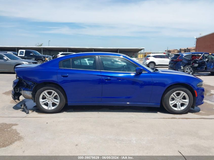 2022 Dodge Charger Sxt Rwd VIN: 2C3CDXBG7NH231411 Lot: 39579529