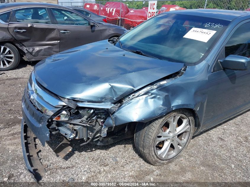 2012 Ford Fusion Se VIN: 3FAHP0HA7CR288380 Lot: 39579552