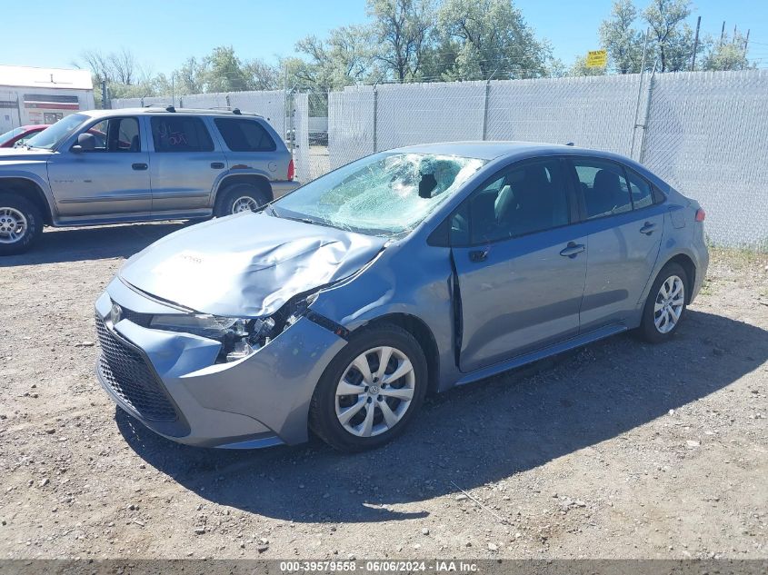 2022 Toyota Corolla Le VIN: 5YFEPMAE7NP375285 Lot: 39579558