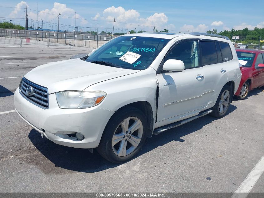 2010 Toyota Highlander Limited V6 VIN: 5TDYK3EH6AS001357 Lot: 39579563