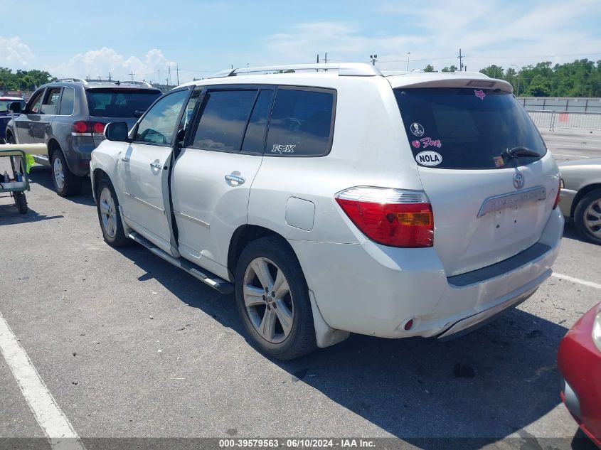 2010 Toyota Highlander Limited V6 VIN: 5TDYK3EH6AS001357 Lot: 39579563