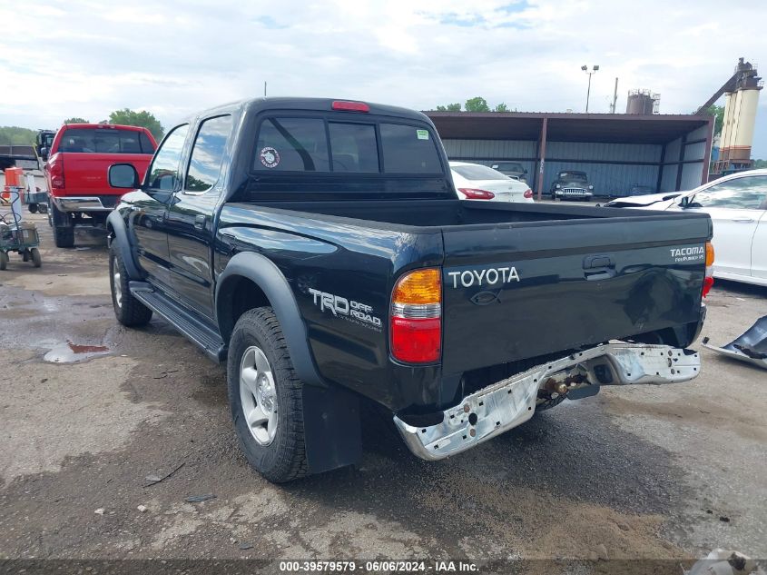 2002 Toyota Tacoma Prerunner V6 VIN: 5TEGN92N32Z085853 Lot: 39579579