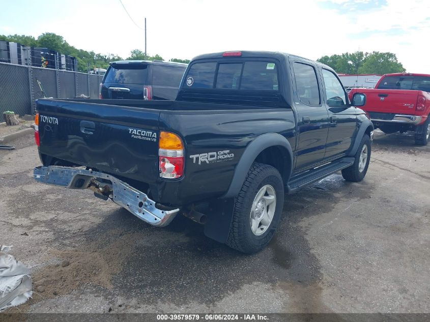 2002 Toyota Tacoma Prerunner V6 VIN: 5TEGN92N32Z085853 Lot: 39579579