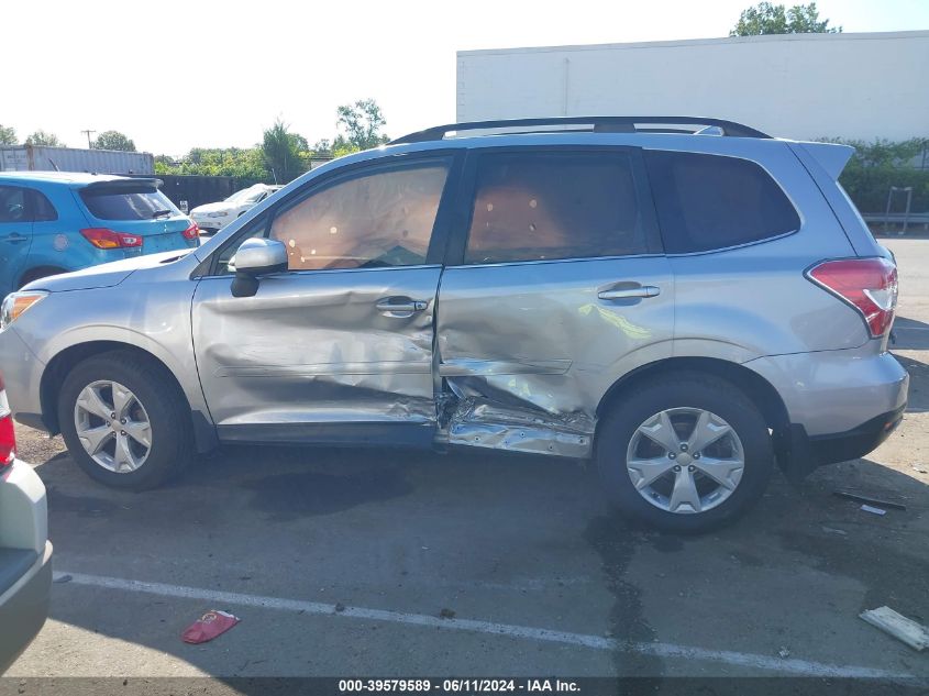 2016 Subaru Forester 2.5I Limited VIN: JF2SJAHC0GH449282 Lot: 39579589