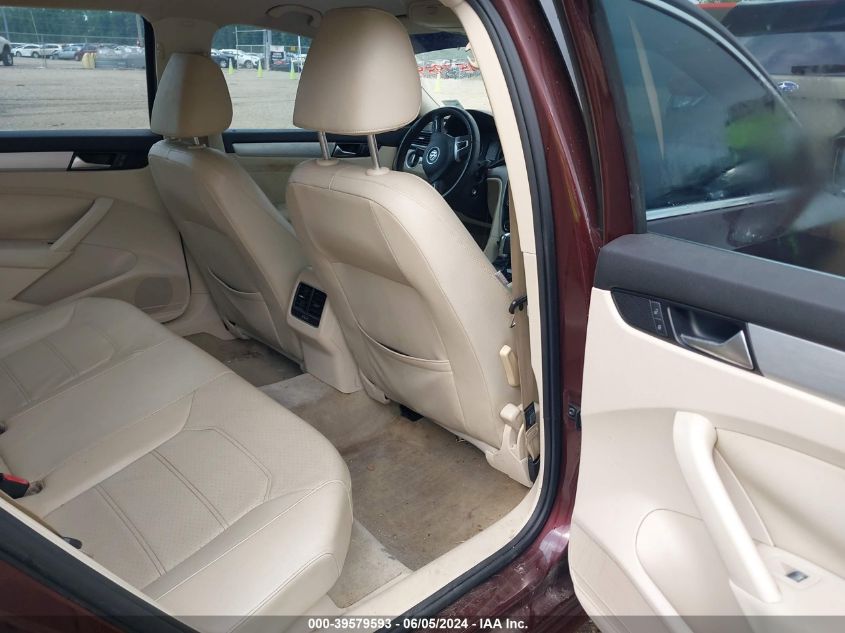 2013 Volkswagen Passat 2.5L Se VIN: 1VWBP7A33DC112704 Lot: 39579593