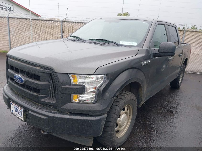 2017 Ford F-150 Xl VIN: 1FTEW1E83HKE26371 Lot: 39579596