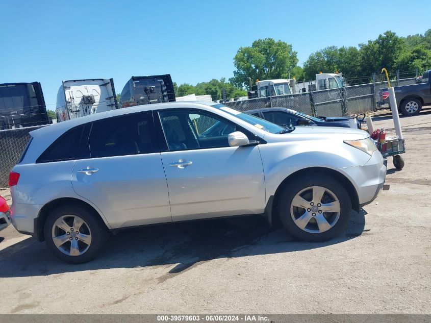 2008 Acura Mdx Sport Package VIN: 2HNYD28748H542207 Lot: 39579603