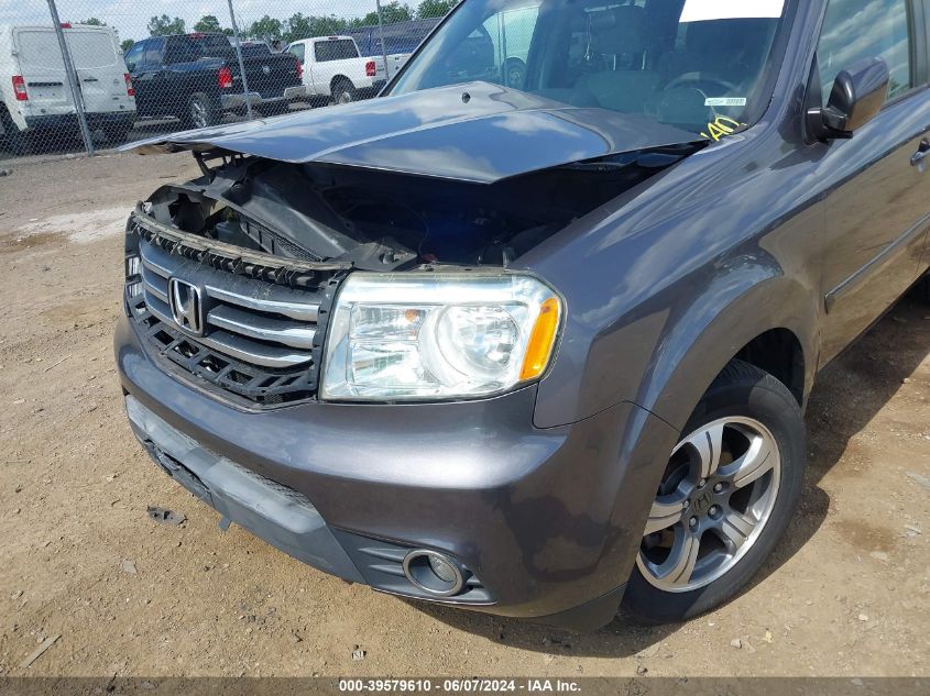 2015 Honda Pilot Se VIN: 5FNYF4H30FB078859 Lot: 39579610